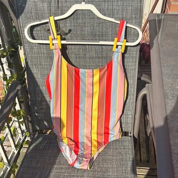 Solid & Striped The Stella Cabana Size L One Piece Swimsuit - Picture 8 of 9